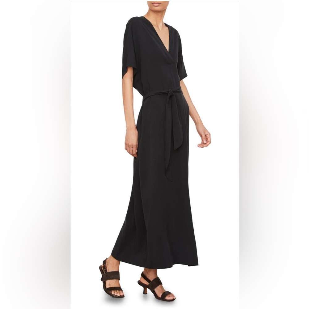 NWT Vince Belted V-Neck Dress Sz Small